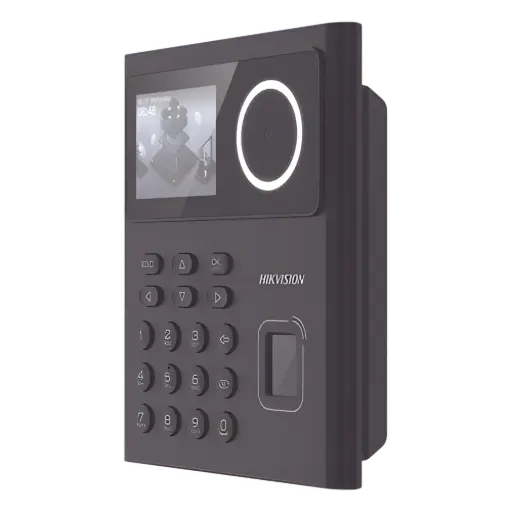 [DS-K1T320MFWX-B/S] Terminal Biométrica MinMoe WiFi / Reconocimiento Facial Deep Learning HIK-IA / 500 Rostros y 1,000 Huellas / Batería de Respaldo 3h / HikConnect Teams / MIFARE