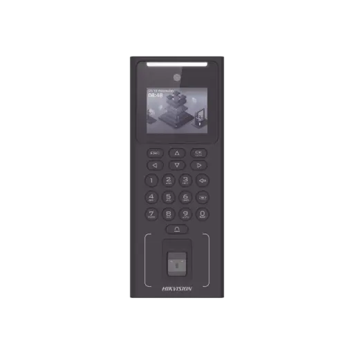 [DS-K1T321MFWX-B/S] Terminal Facial MinMoe WiFi con Batería de Respaldo / Deep Learning / 500 Rostros / 3,000 Huellas y Tarjetas MIFARE / HikConnect Teams / Pantalla 2.4"